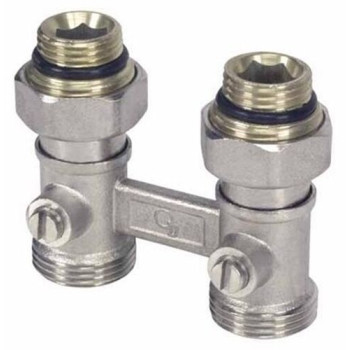 Балансовый вентиль, нижнее соединение 3/4" прямой с нипелем