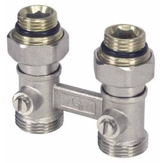 Balance valve, bottom 3/4"  angle connection with nipple