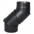 Adjustable elbow with revision four-section 0-90º Ø120x2mm