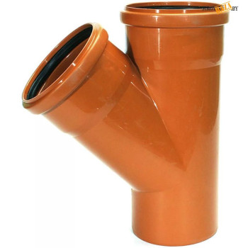 Трехсекционный Ø110 45º