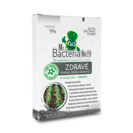 Mr.Bacteria Activator No.19, Uzturvielas veselām sēklām, sēklām un stādiem, 100 g