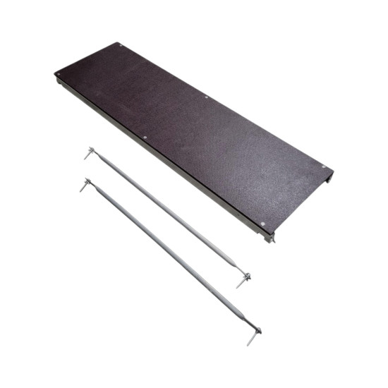 Platforma + savienotājs sastatnēm ar platformu Strend Pro 2x8 BASIC, 3in1, maks. 150 kg Platforma + savienotājs sastatnēm ar platformu Strend Pro 2x8 BASIC, 3in1, maks. 150 kg